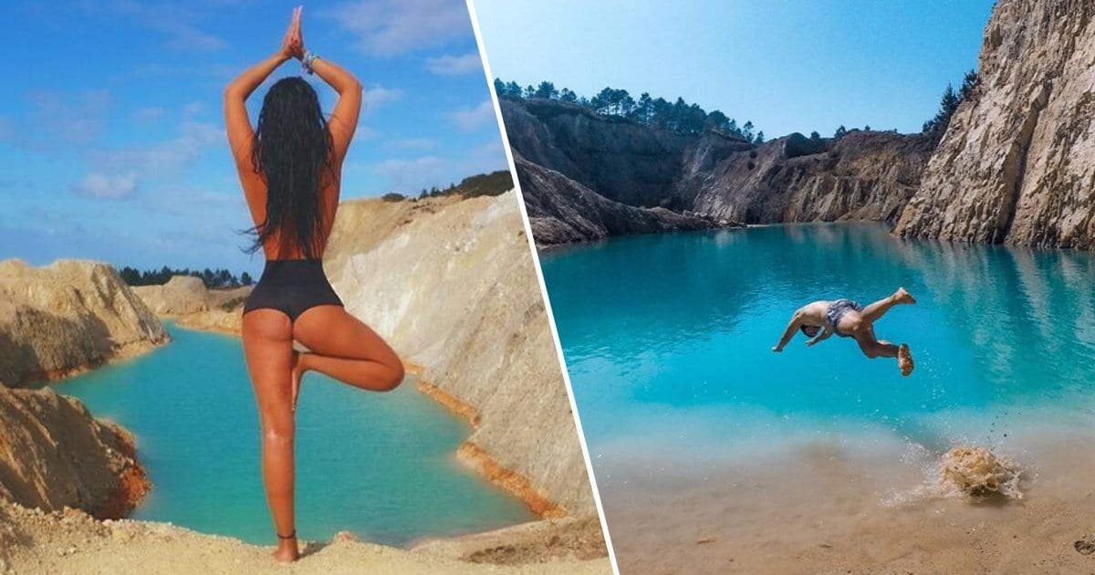 Ради красивого фото в Instagram люди прыгают в ядовитое озеро
