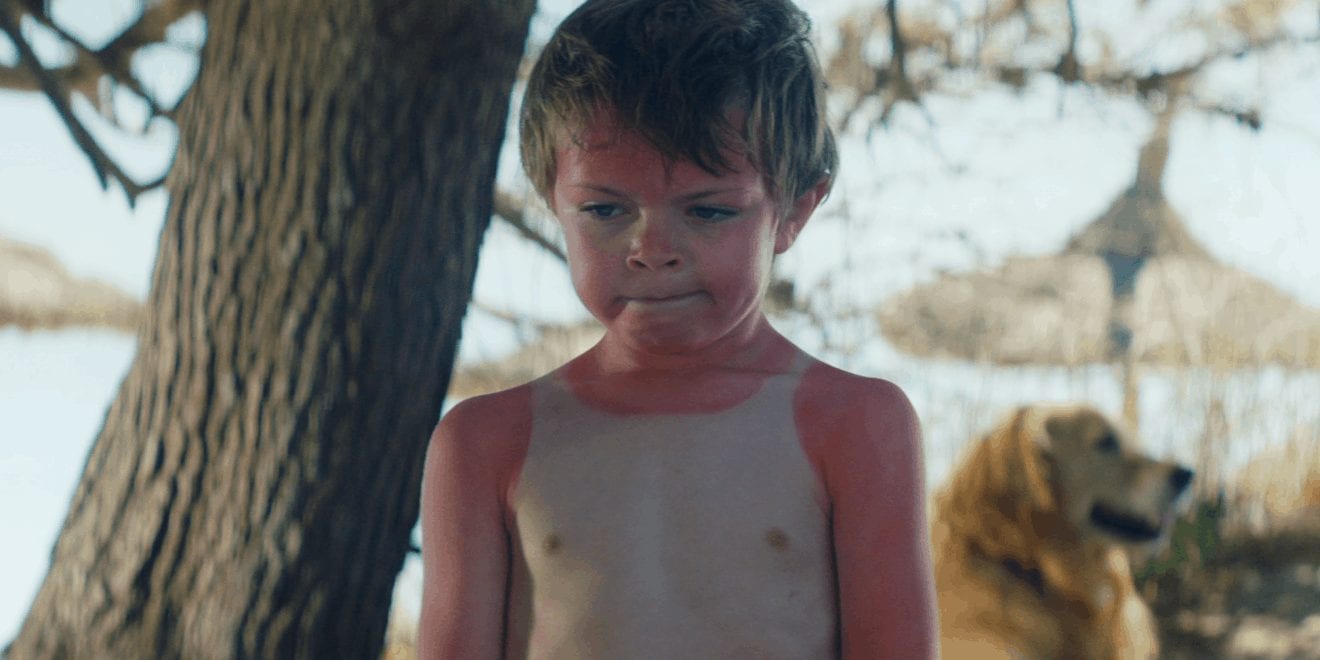 Профилактика рака кожи по-датски: укоризненные взгляды обгоревших на солнце детей