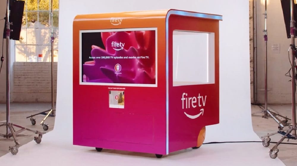 Amazon представила автомат, который готовит попкорн под выбранный фильм