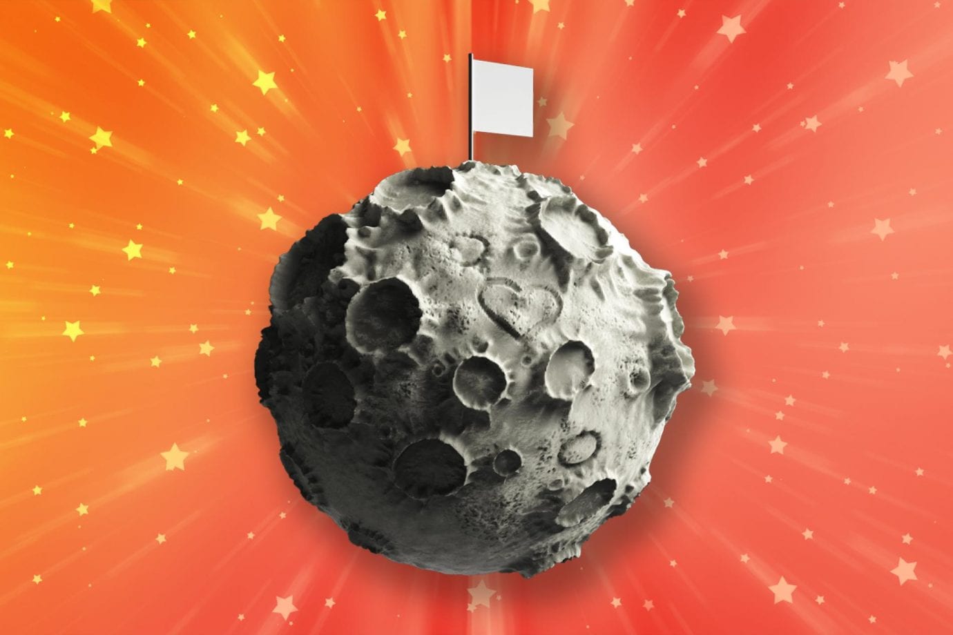 Как бы выглядела высадка на Луну по версии Shutterstock?