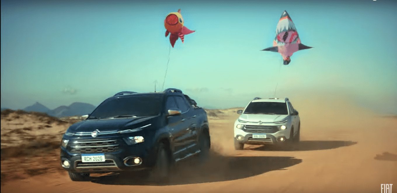 В небе и на земле. Захватывающая реклама Fiat в Бразилии