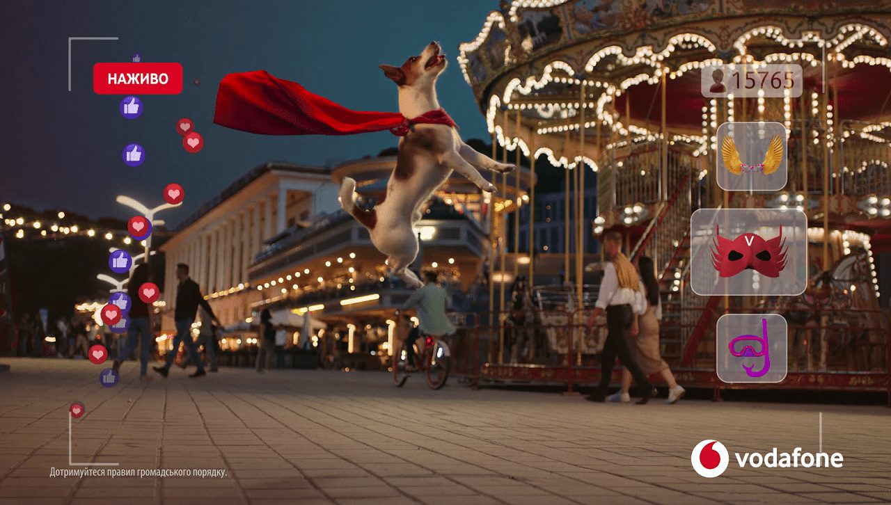 Стрибали собачки, Vodafone Ukraine і McCann Kyiv