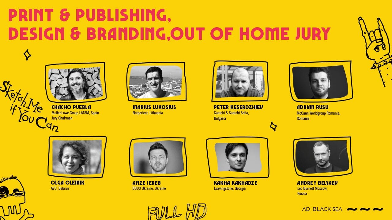 Ad Black Sea 2019 оголошує команду журі категорій Print & Publishing, Design & Branding, Out of Home