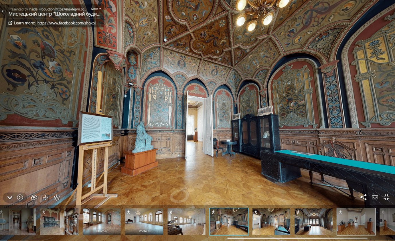 Для київського «Шоколадного будинку» розробили 3D-тур