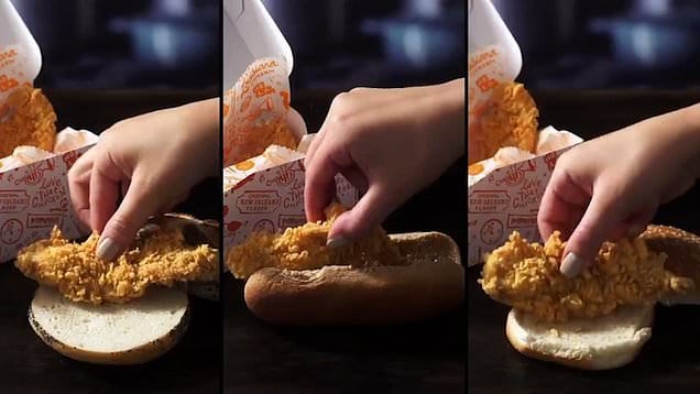 Акция «собери сам» от ресторанов Popeyes: в фастфуд со своей булочкой