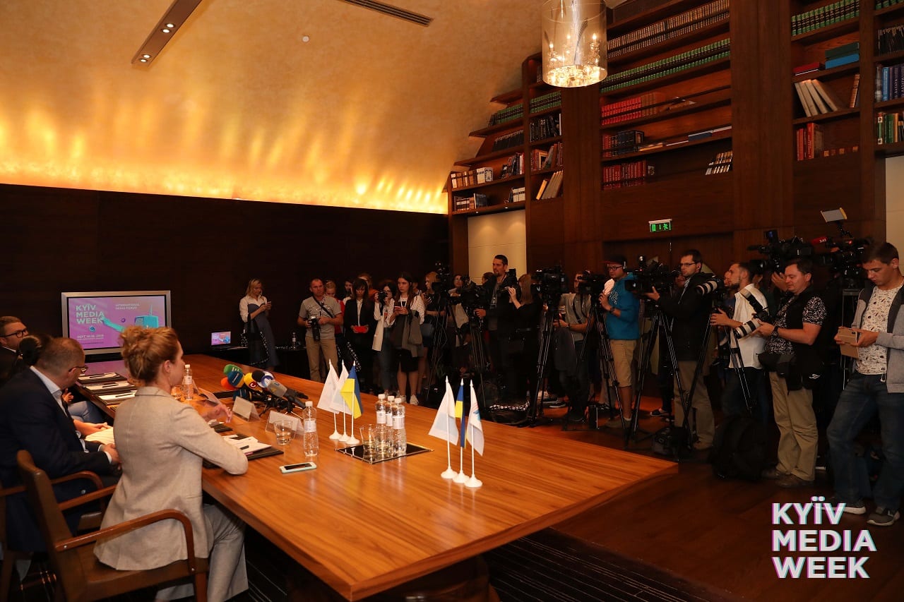 Прес-конференція з нагоди відкриття KYIV MEDIA WEEK «Час змін»