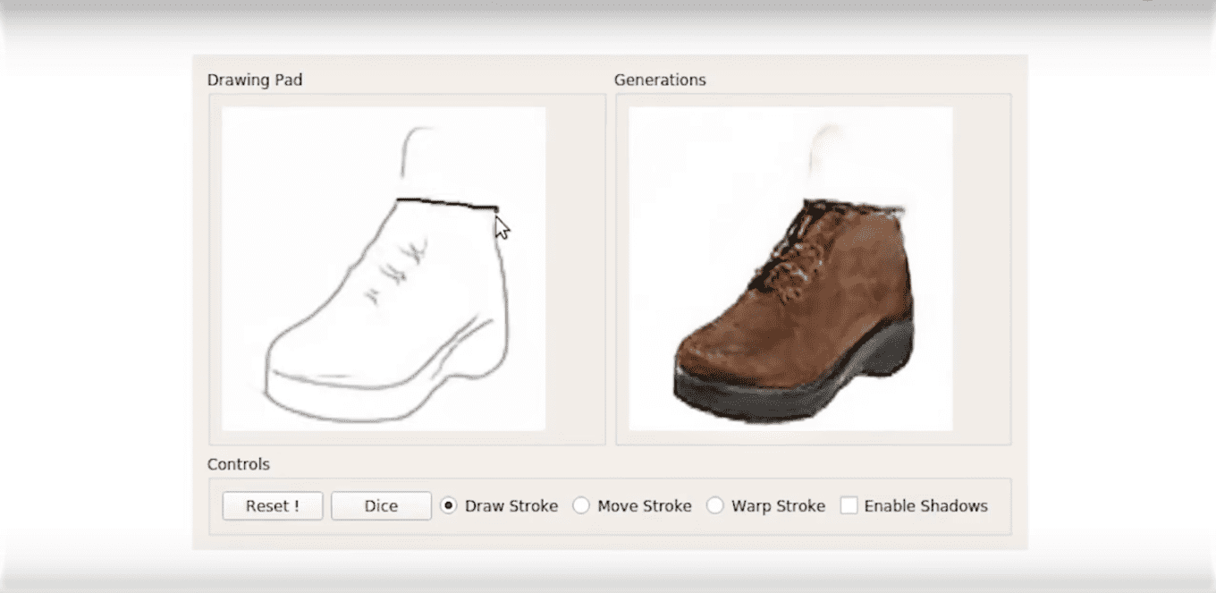 Нейросеть научили в реальном времени превращать наброски в фотографии