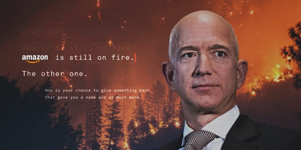 Amazon и леса Амазонии: эко-активисты пишут письмо Джеффу Безосу