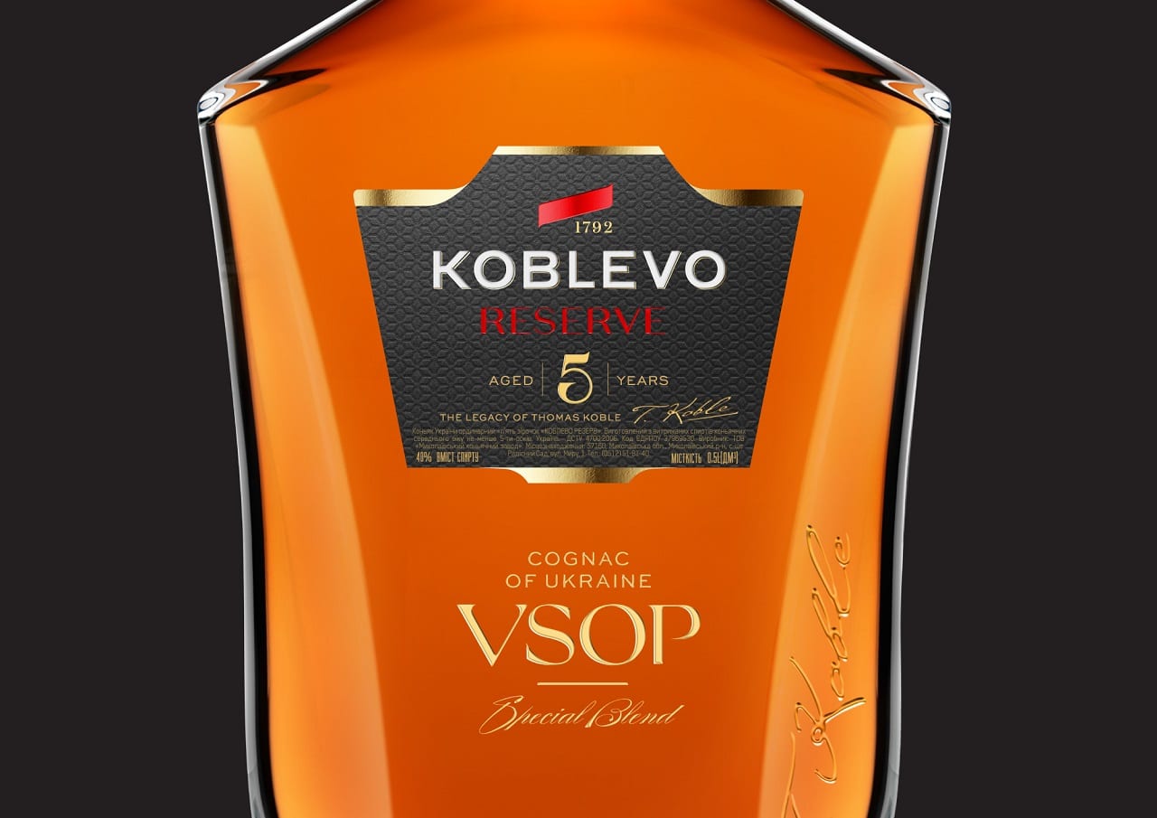 Reynolds and Reyner представили дизайн линейки коньяков Koblevo Reserve