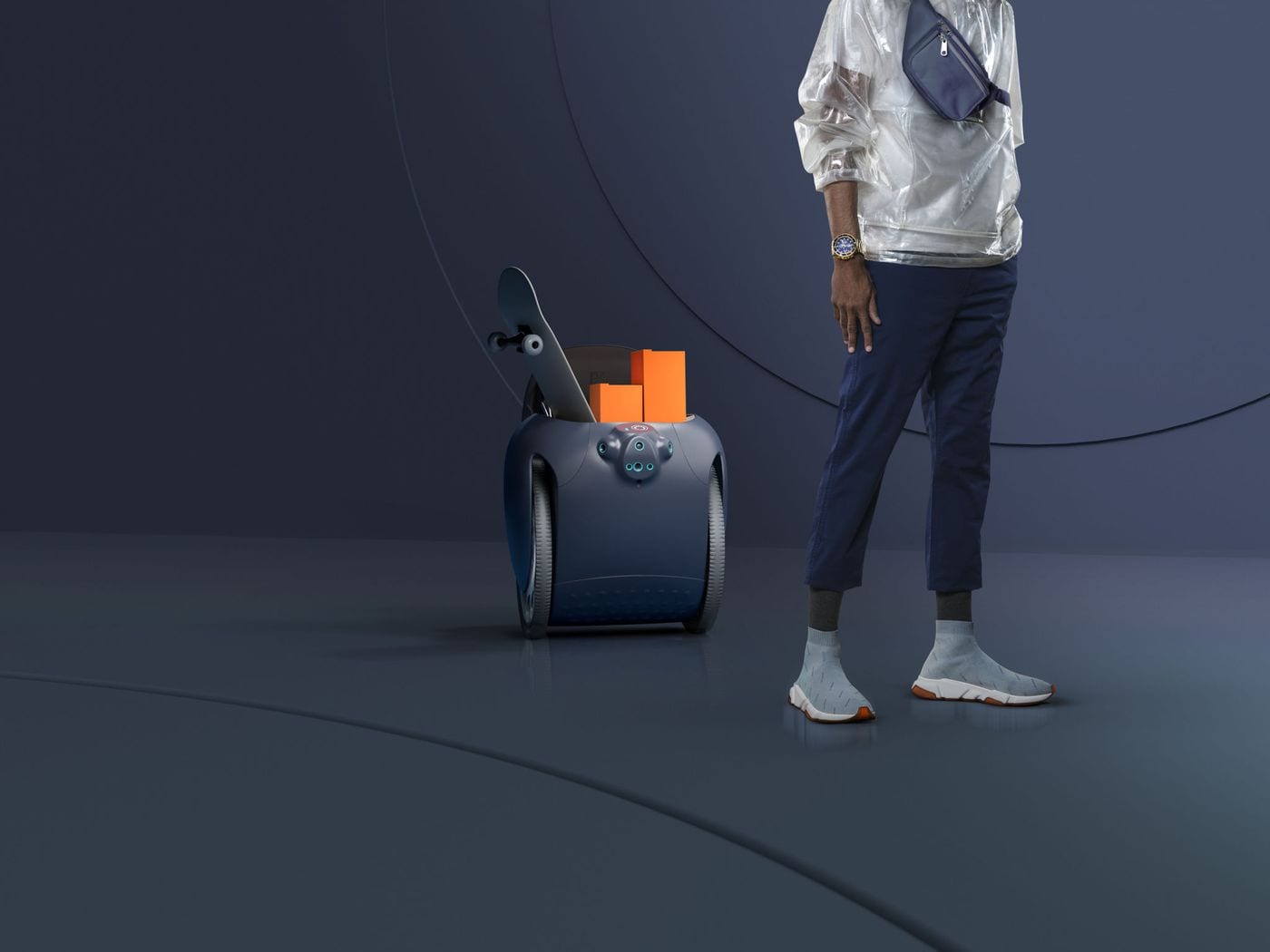 В продажу поступают маленькие грузовые роботы для личных вещей