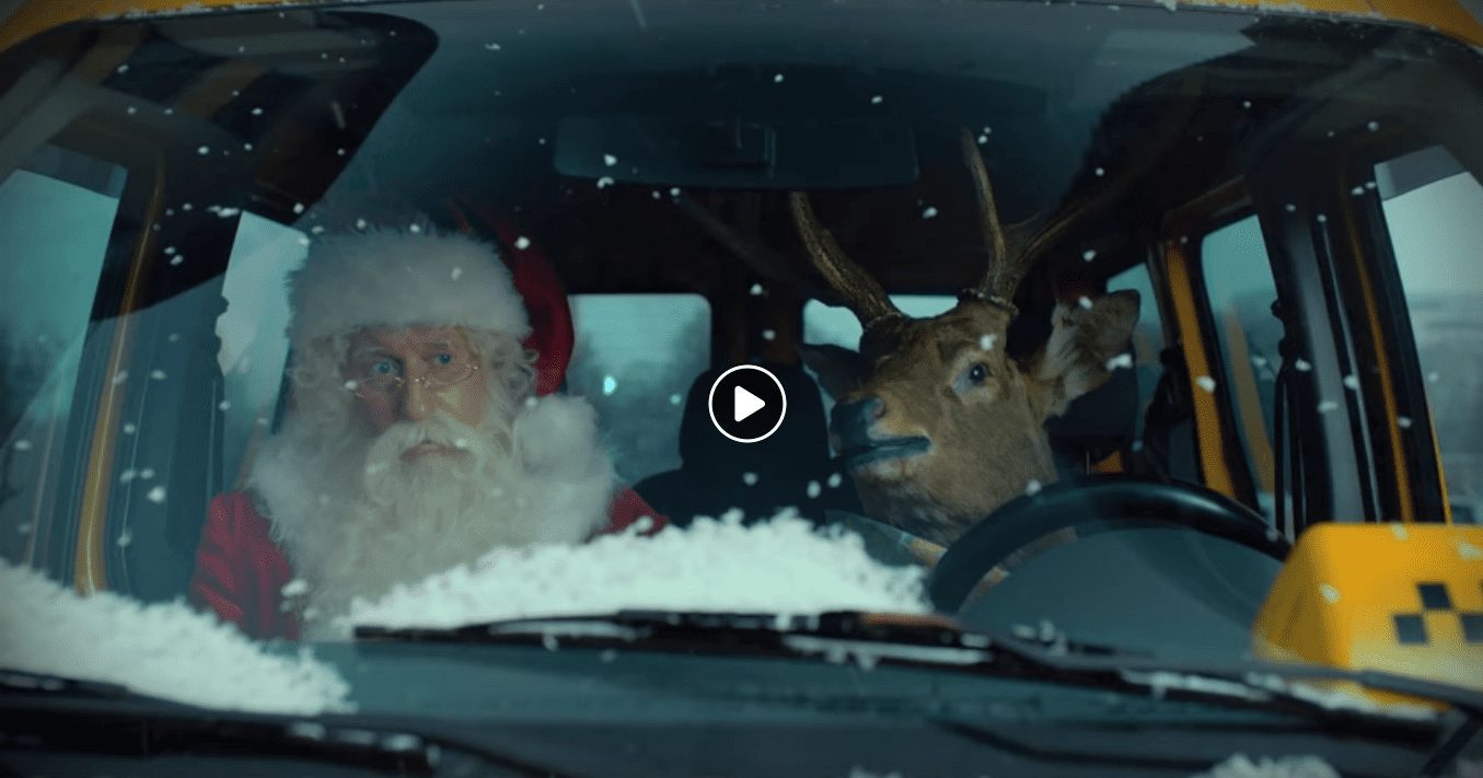 Олені ― в минулому, тепер Санта їздить на автомобілях Bolt