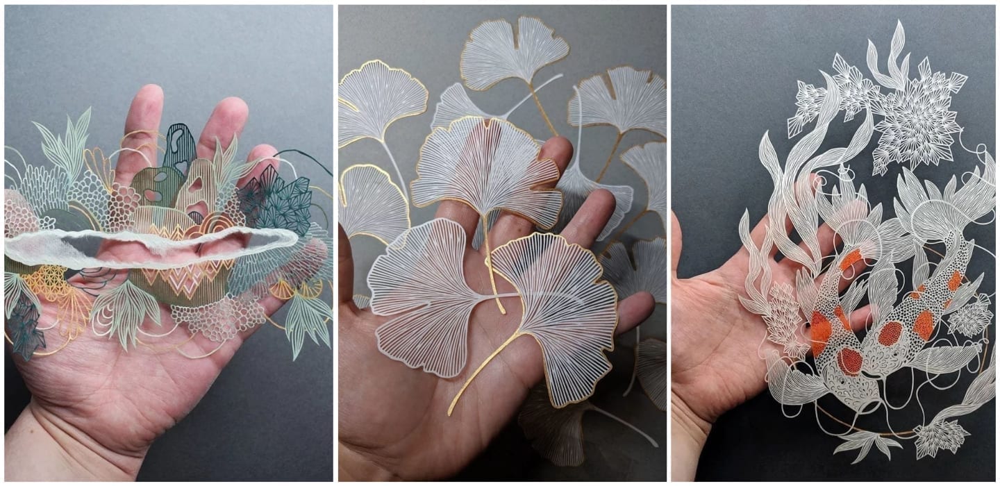 Художниця Піппа Дирлага створює мереживні пейзажі