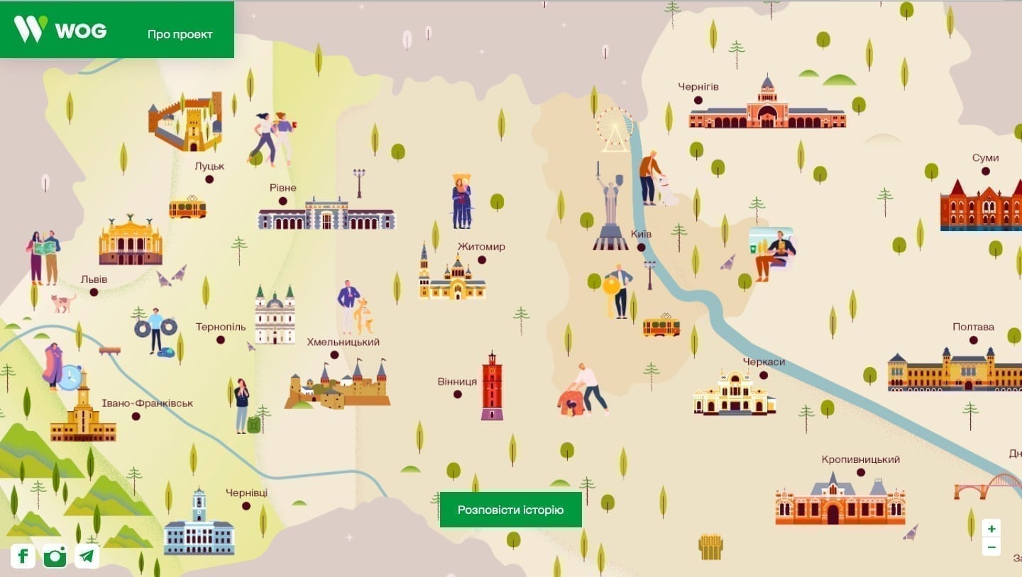 інтерактивна мапа України