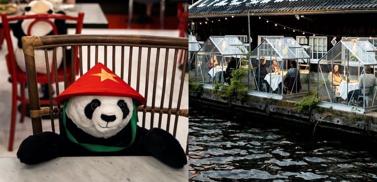 10 ресторанів, які знайшли креативні рішення для соціального дистанціювання