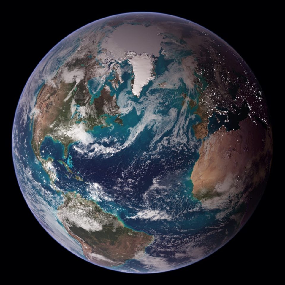 НАСА зняло поверхню Землі