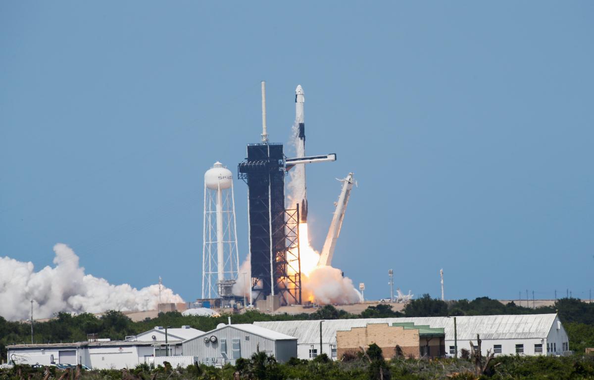 Запуск ракети Crew Dragon компанії SpaceX
