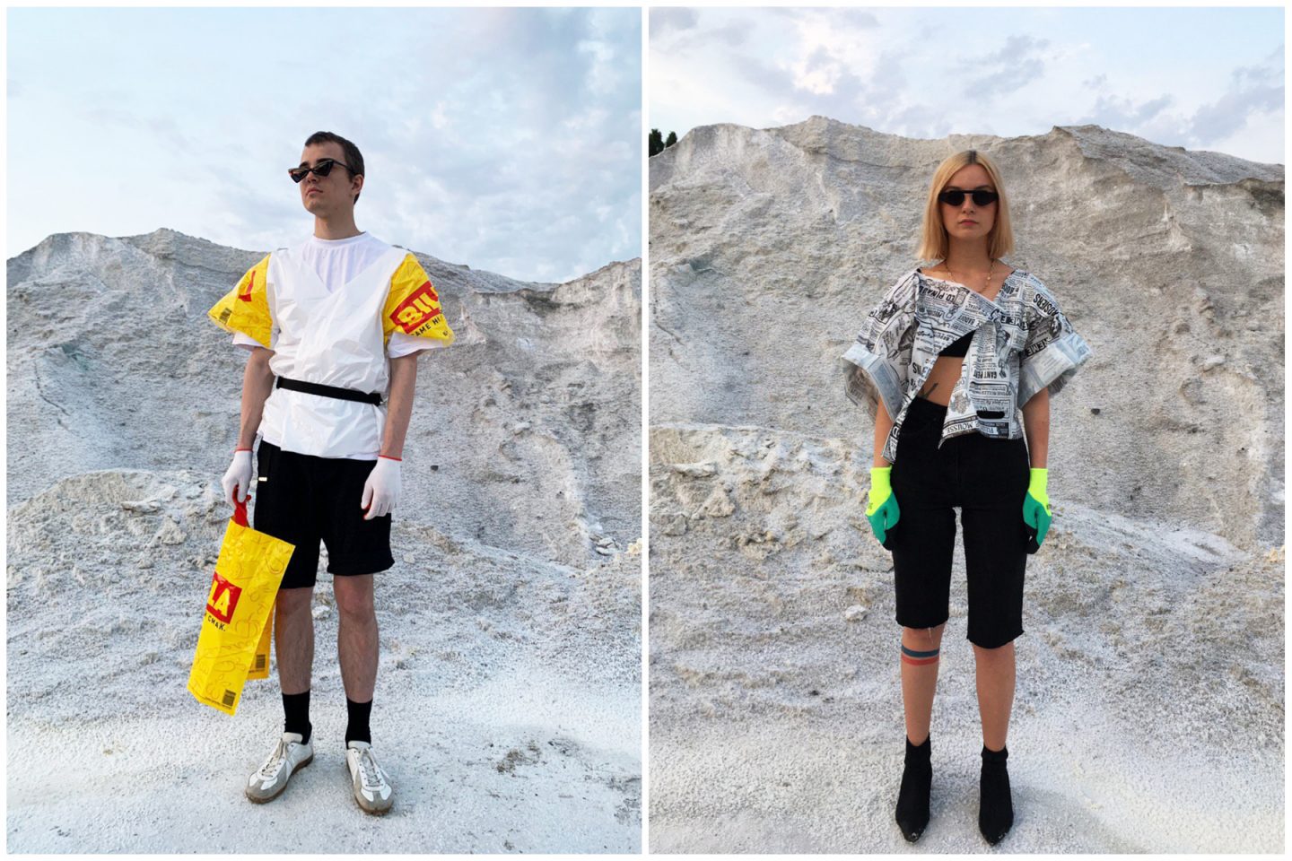 Протестний рух Replast SS2021 та колекція одягу зі сміття від київської дизайнерки