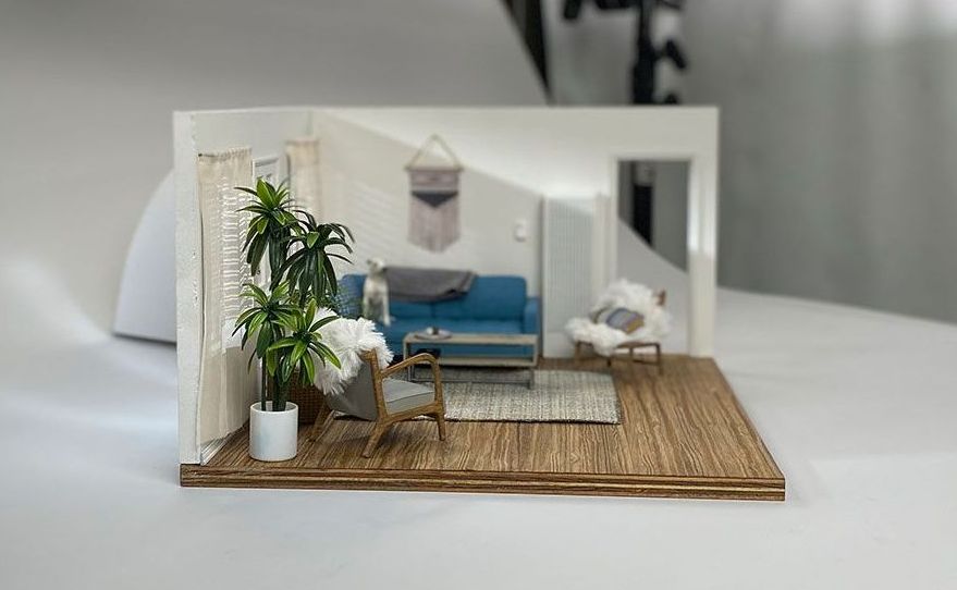 Аналоговий підхід до планування ремонту: виробник фарб створює мініатюрні діорами