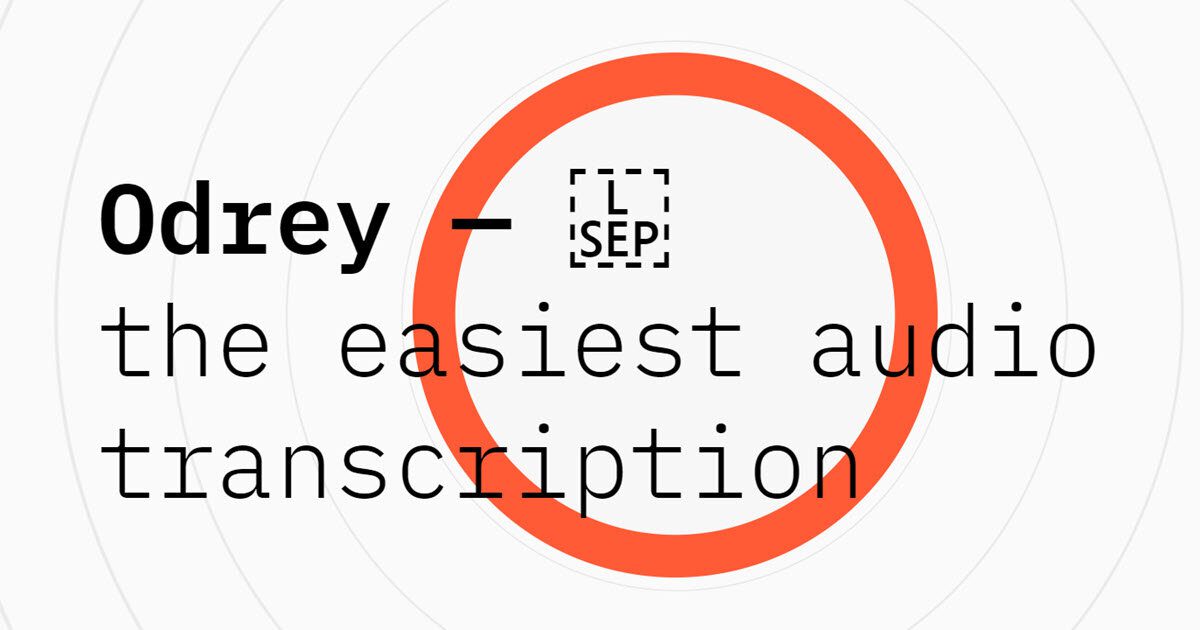 В Україні розроблено додаток Odrey для перетворення голосу в текст