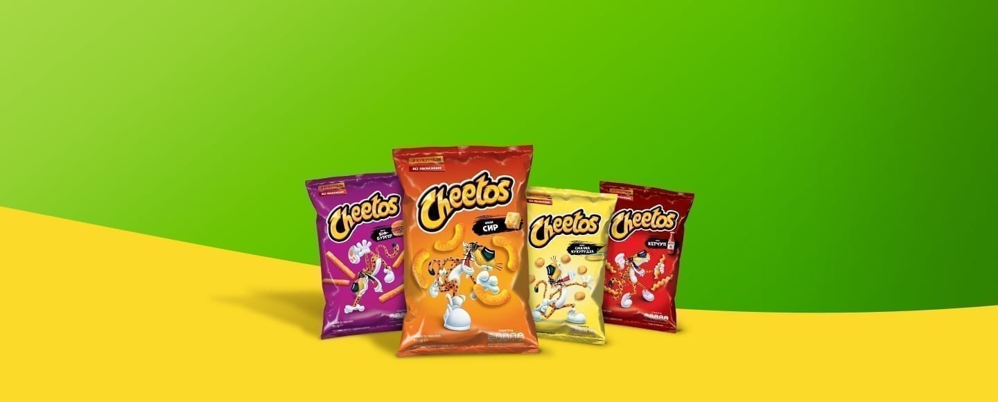 Легендарний бренд снеків Cheetos доступний в Україні