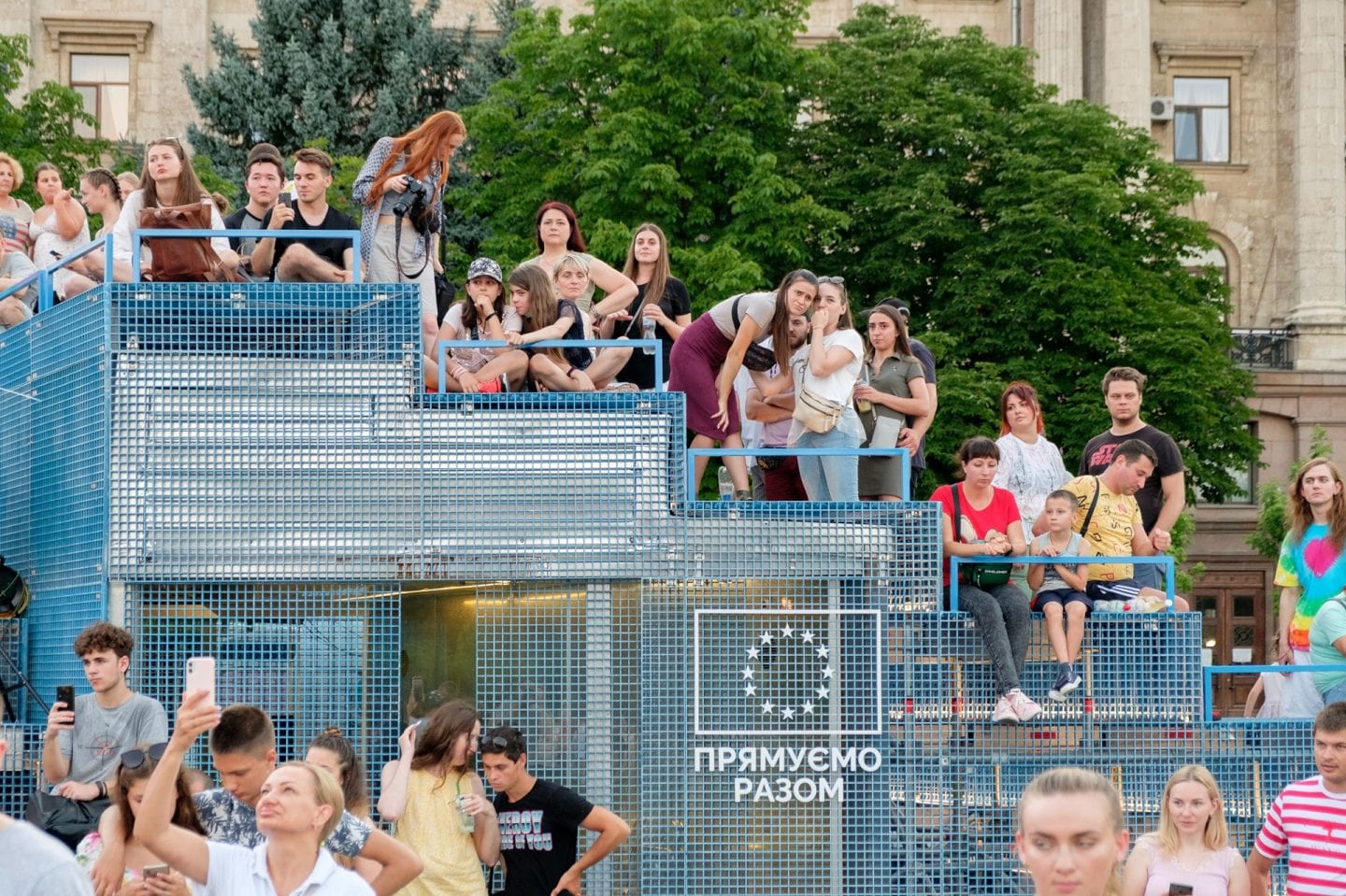 У Миколаєві відкрився Мобільний павільйон — представництво Дому Європи