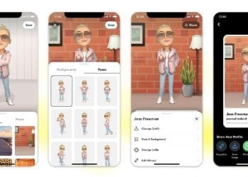 Профілі Snapchat отримають новий вид завдяки 3D Bitmoji
