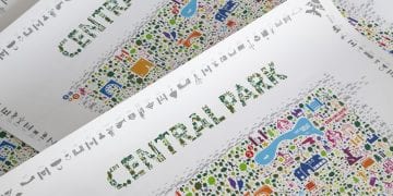 Central Park: новий плакат від Рафаеля Есквера