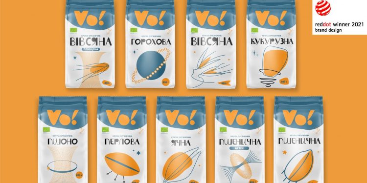 Агенція Nos отримала нагороду Red Dot Design Award 2021 за брендинг органічного продукту Vo!