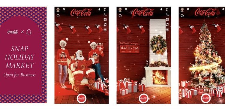 Coca-Cola, Walmart відкривають святкові магазини AR у Snapchat