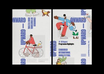 Як студія Tangent створила зухвало позитивний бренд для Единбурзького міжнародного книжкового фестивалю