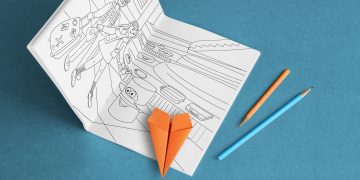 KLM подарувала посадковим талонам нове життя, а дітям — розмальовки