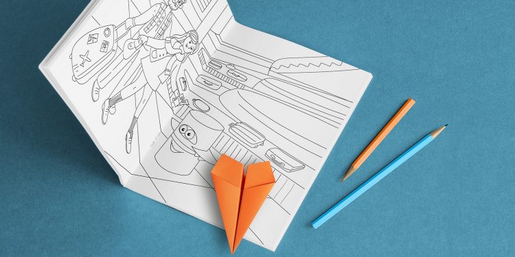 KLM подарувала посадковим талонам нове життя, а дітям — розмальовки