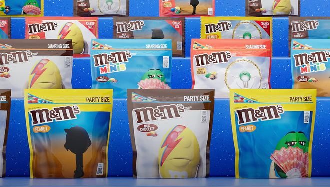 M&M’s у рекламній кампанії відтворює обкладинки альбомів