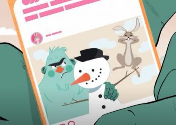 Бігфут зменшує свій вуглецевий слід у мультфільмі Veganuary