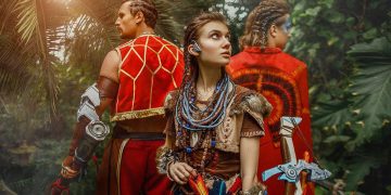 Horizon Forbidden West: українські інфлюенсери поринули в атмосферу гри в ботанічному саду