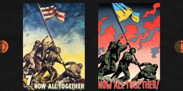 Never Again Gallery: Українські художники переосмислили плакати часів Другої світової війни