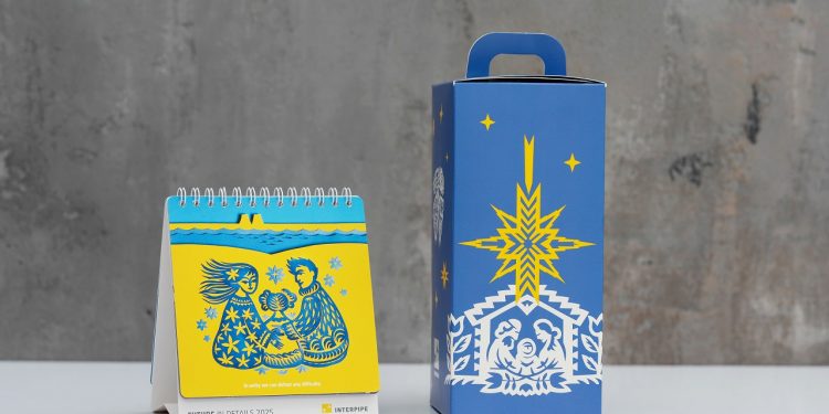 Майбутнє в деталях: Gusev Art Lab створили календар-витинанку для Інтерпайп