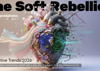 Від Дорослої Дитячості до Креативної Синхронізації: DepositPhotos презентує 8 креативних дизайн-трендів 2026 року