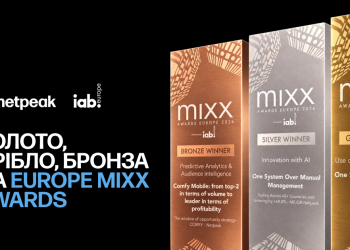 Українська маркетинг-агенція отримала золото на європейській премії MIXX Awards Europe 2026
